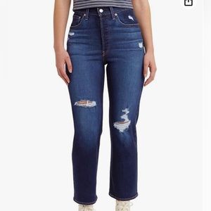 Levi’s women rib cage straight ankle jeans